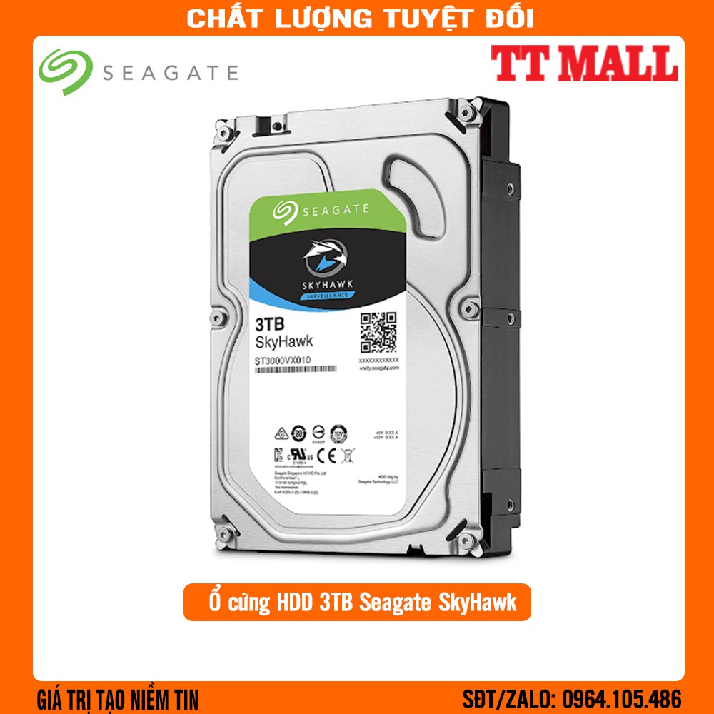 Ổ cứng Seagate Sky 3TB 3.5" SATA HDD chuyên Camera