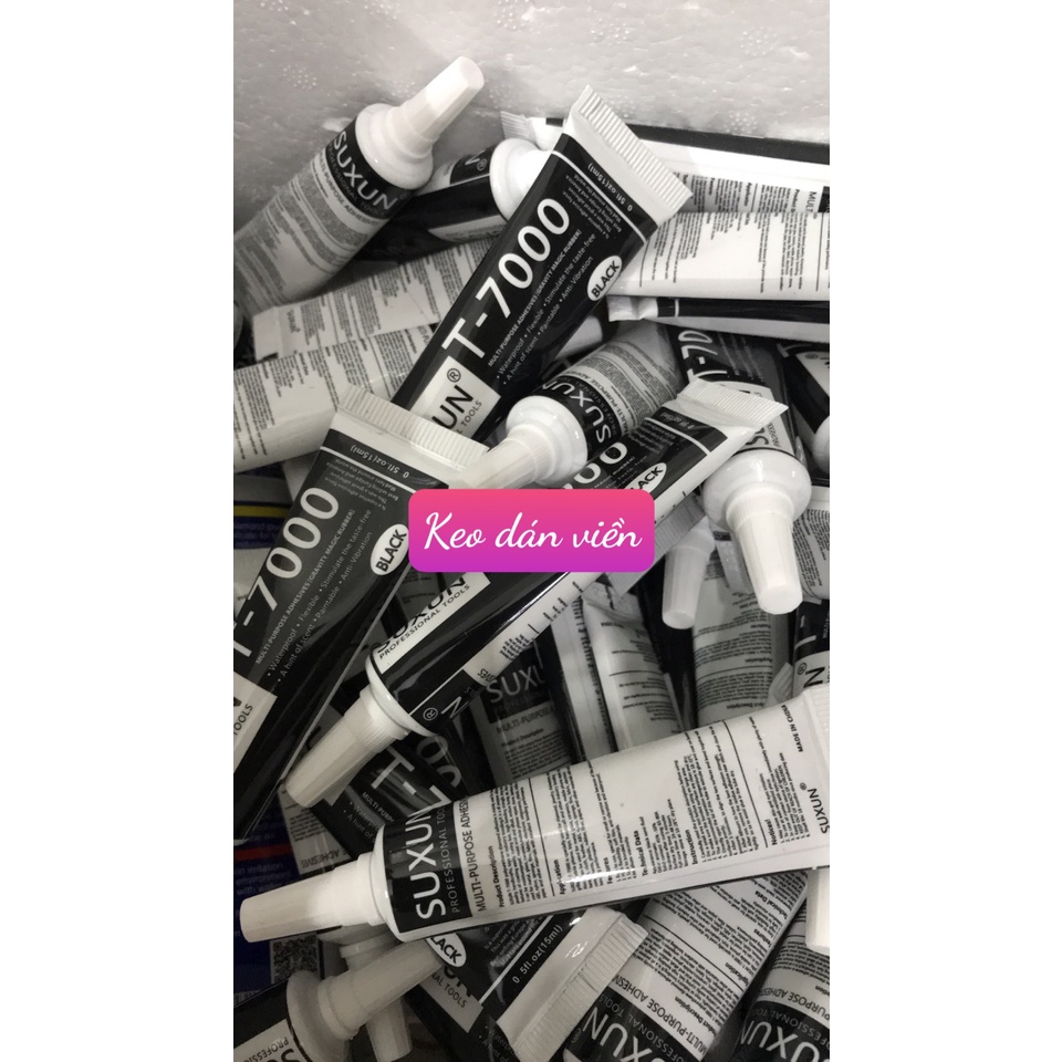 Keo dán viền điện thoại T-7000 / màu đen 15ml