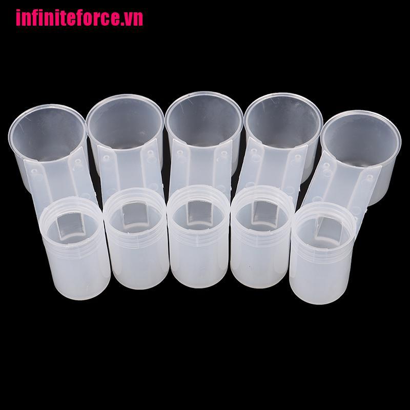 Bộ 5 Tô Nhựa Trong Suốt Đựng Nước Tiện Dụng