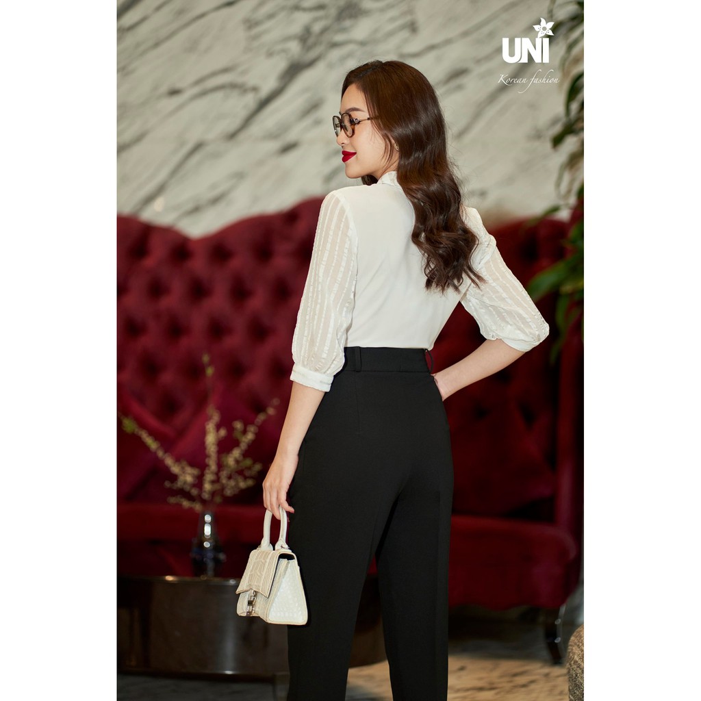 Quần Tây Nữ UNIVTH Công Sở Dáng Ống Đứng Basic 9Q0102 Uni Korean Fashion