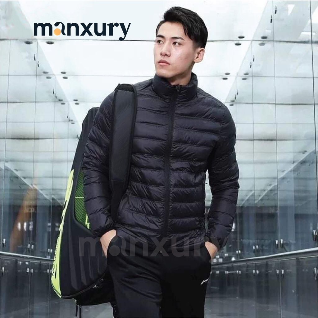 Áo khoác phao nam siêu nhẹ thể thao, áo phao nam đẹp kiểu dáng năng động, trẻ trung có mũ tháo rời MANXURY