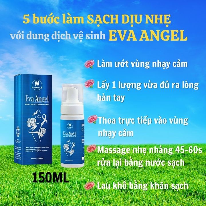 Dung dịch vệ sinh phụ nữ Eva Angle 150ml- Tomchuakids