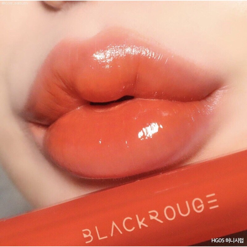 Son Black Rouge HG08 - Son Black Rouge Half Water Glow HG08 Bóng
