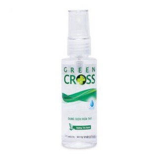 Cồn xịt rửa tay khô dạng nước green cross
