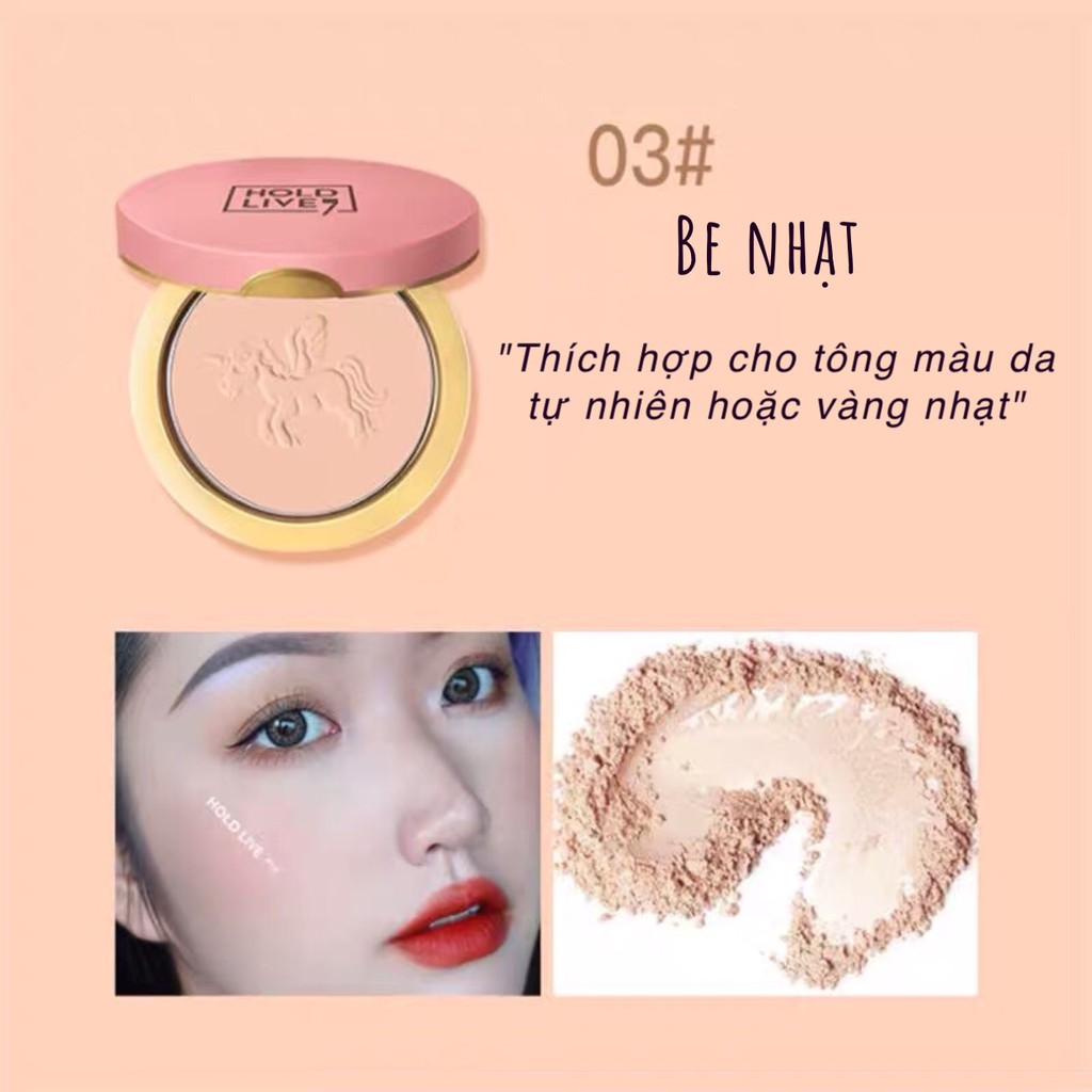 Phấn phủ kiềm dầu HOLD LIVE hình ngựa 🦄