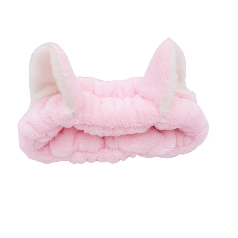 Băng đô rửa mặt đính tai mèo dễ thương d071301