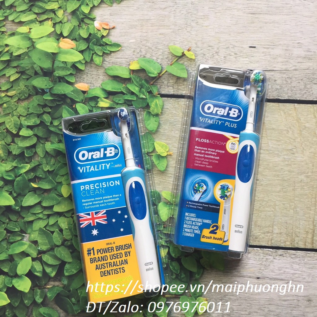 Bàn chải điện chính hãng Oral B đủ loại