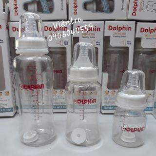 Bình sữa cổ hẹp DOLPHIN 80ml/160ml/260ml
