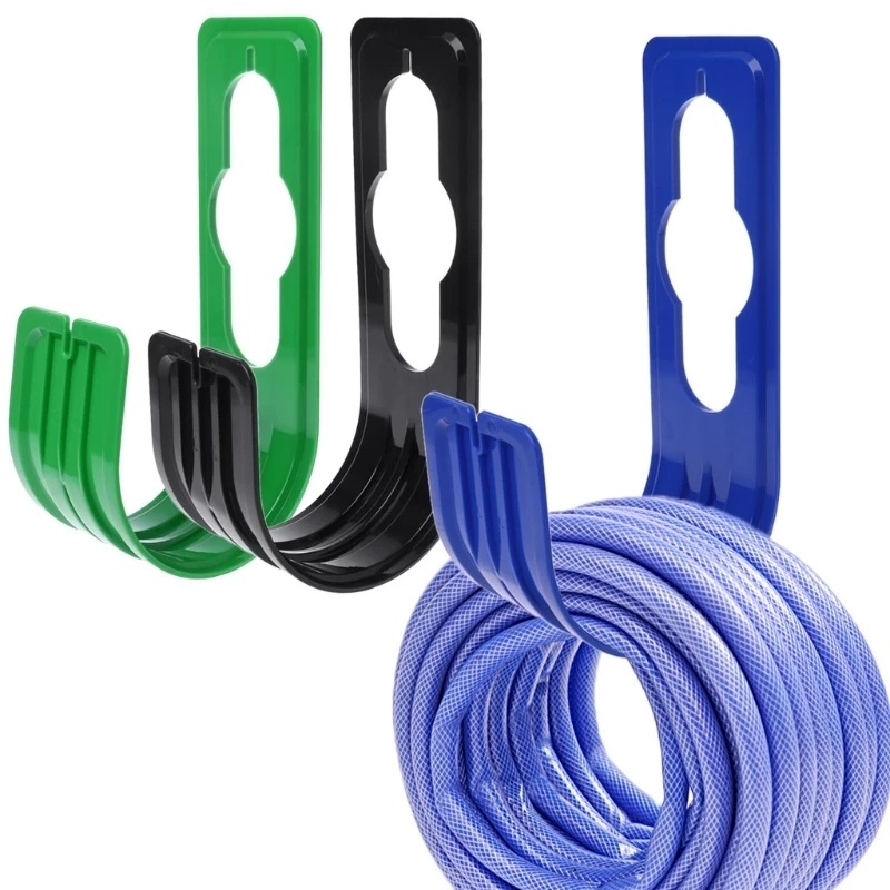 Móc Treo Ống Nước Bằng Nhựa Mềm Gắn Tường Không Ốc Vít Tiết Kiệm Không Gian Chất Lượng Cao Cho Vườn Nhà
