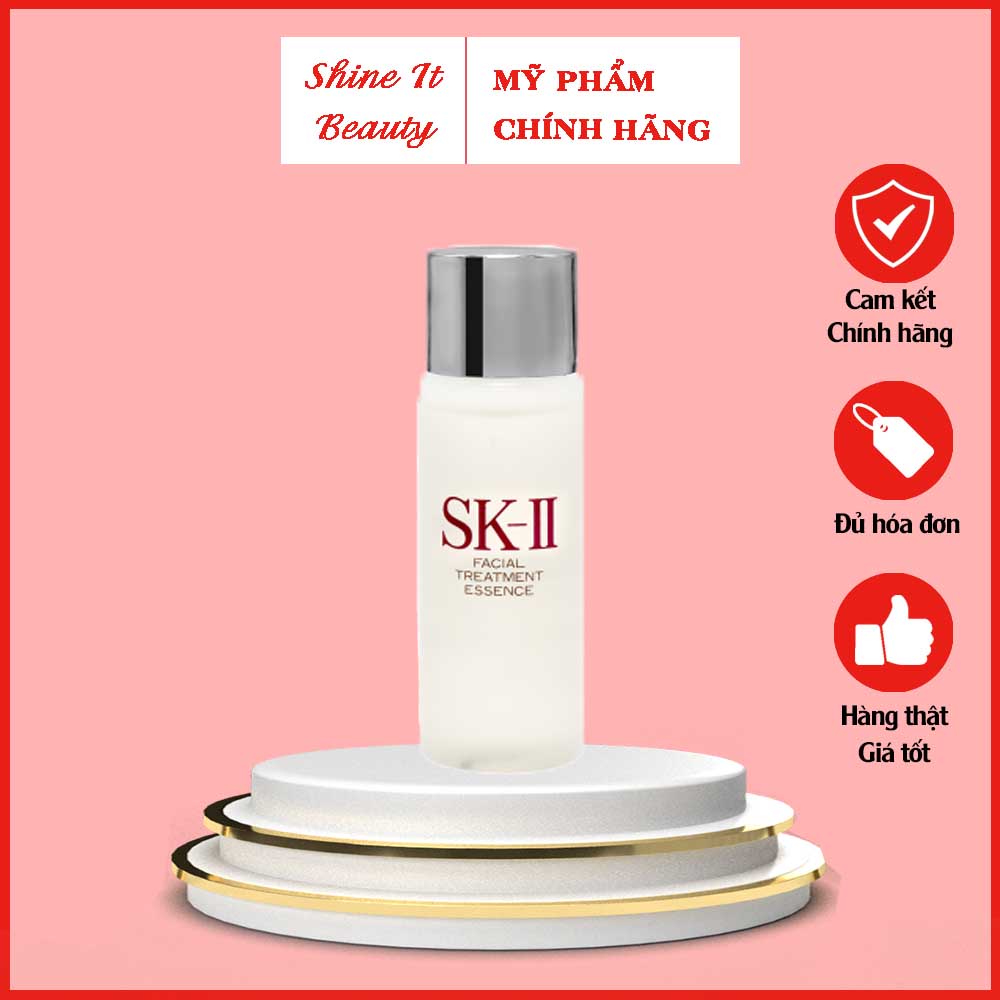 Nước thần SKII Facial Treatment Essence cao cấp - Nước thần dưỡng da loại 30ml giúp da căng bóng hàng chuẩn chính hãng