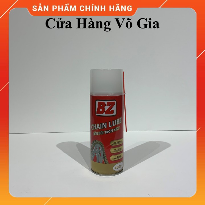 [Mã LIFEAUMAY giảm 10% tối đa 30k đơn 150k] Chai Xịt Dưỡng Sên BZ Chain Lube 450ml