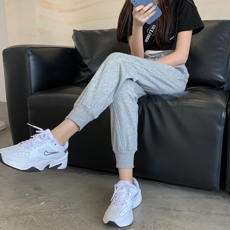 NRVP Quần Thể Thao Ống Rộng Phong Cách Thời Trang Hàn Quốc Dành Cho Nam Và Nữ