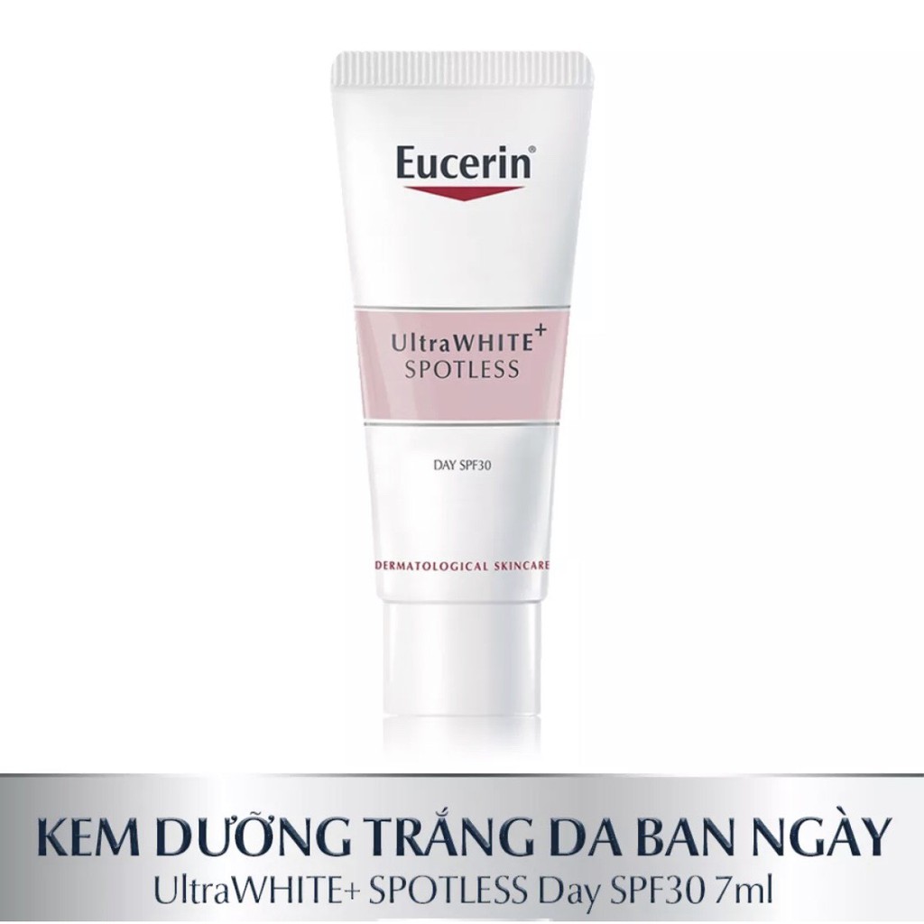 Kem Dưỡng Trắng Da Giảm Thâm Nám Ban Ngày Eucerin UltraWHITE+ SPOTLESS Day SPF30 7ml