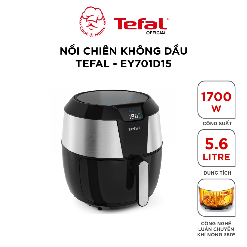 Nồi chiên không dầu Tefal EY701D15 - 5.6L - 1850W