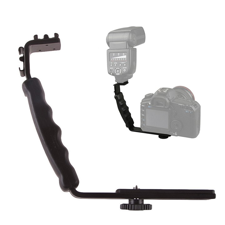 Tay cầm L-Shape quay video cho máy ảnh và điện thoại | BigBuy360 - bigbuy360.vn