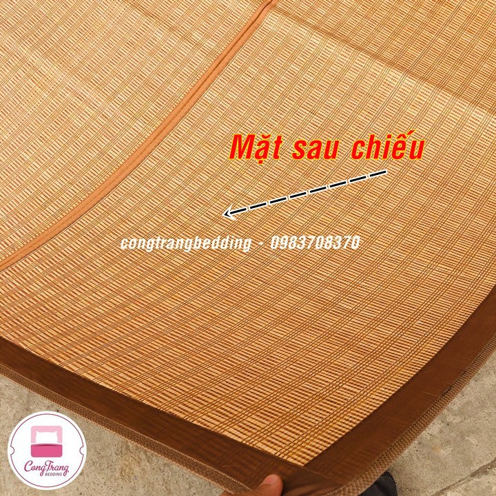 Chiếu trúc vân gỗ PHONG ANH, chiếu trúc tre in hoa tây bắc, cao bằng mùa hè mát lạnh nhiều size(1m/1m2/1m5/1m6/1m8/2m2)