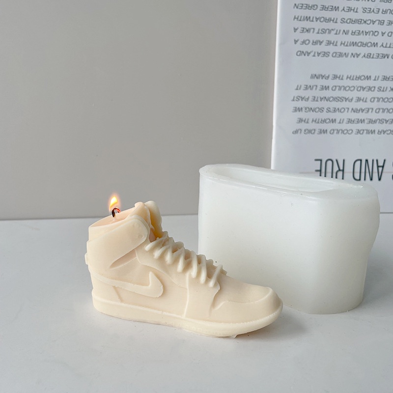 Khuôn Silicon Làm Đá Thạch Cao Xà Phòng Hình Chiếc Giày Nike