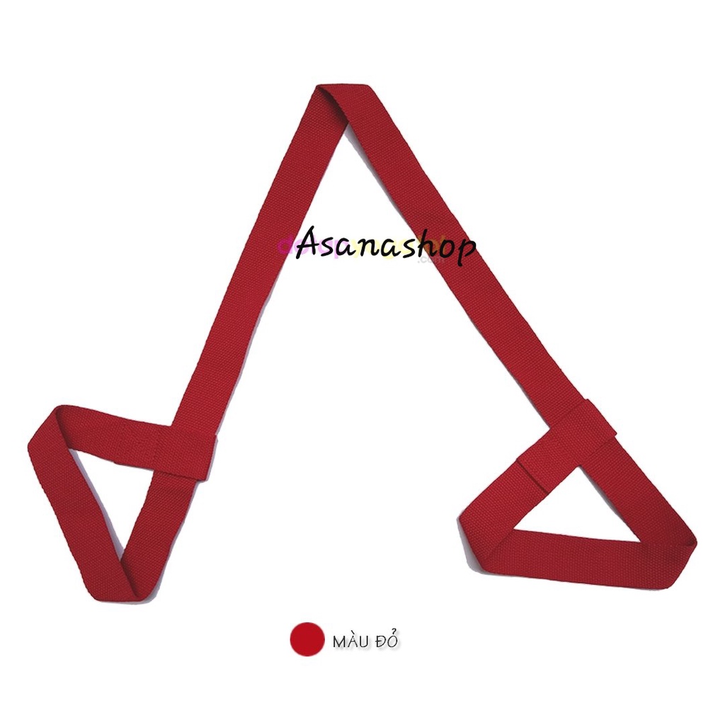 Dây Đeo Thảm Yoga Cao Cấp, Dài 1m6, Sợi Bông Pha Lanh, Bền, Đẹp, Tiện Lợi, Có Thể Dùng Làm Dây Tập Yoga