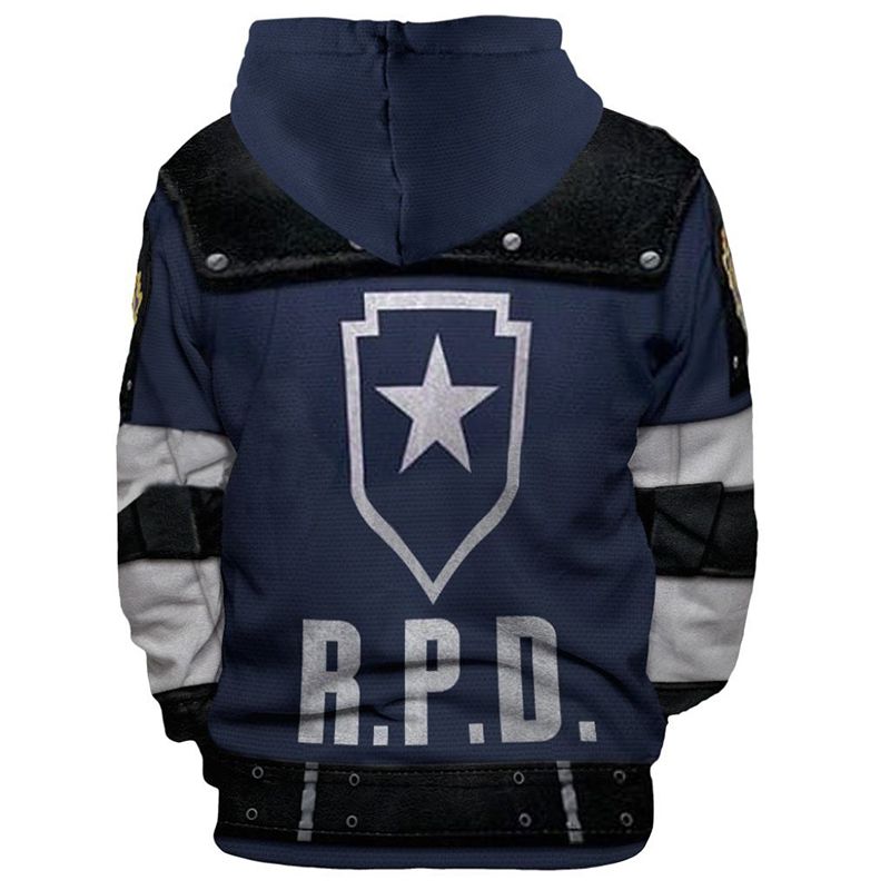 Áo Khoác Hoodie In Hình Ác Quỷ leon scott kennedy 3d