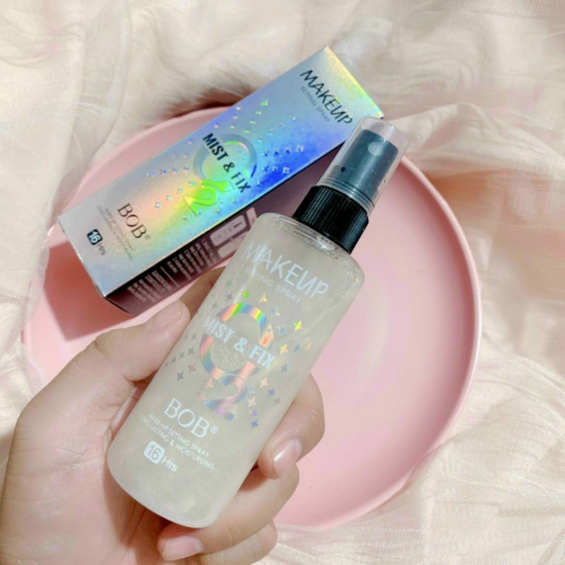 Xịt Khoá Nền Cấp Ẩm & Giữ Lớp Make-up Suốt 16 Giờ BOB Mist & Fix | BigBuy360 - bigbuy360.vn