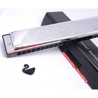 Kèn Harmonica Tremolo Swan Inconceivable SW24 12 Key C/C#/D/D#/E/F/F#/G/G#/A/A#/B (Đen)