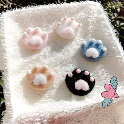 Huy Hiệu Cài Áo Hình Bàn Chân Mèo Mềm Mại Phong Cách Nhật Bản