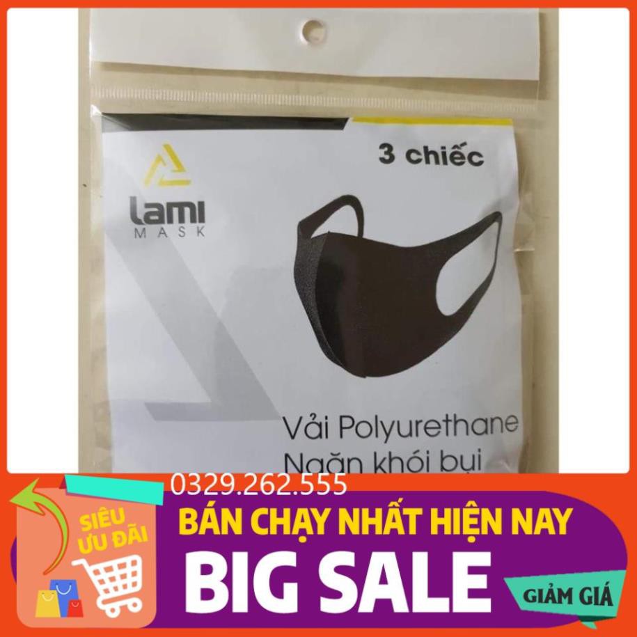 (FreeShip) Gói 3 Khẩu trang Lami Mask khẩu trang Sina hàng Việt Nam