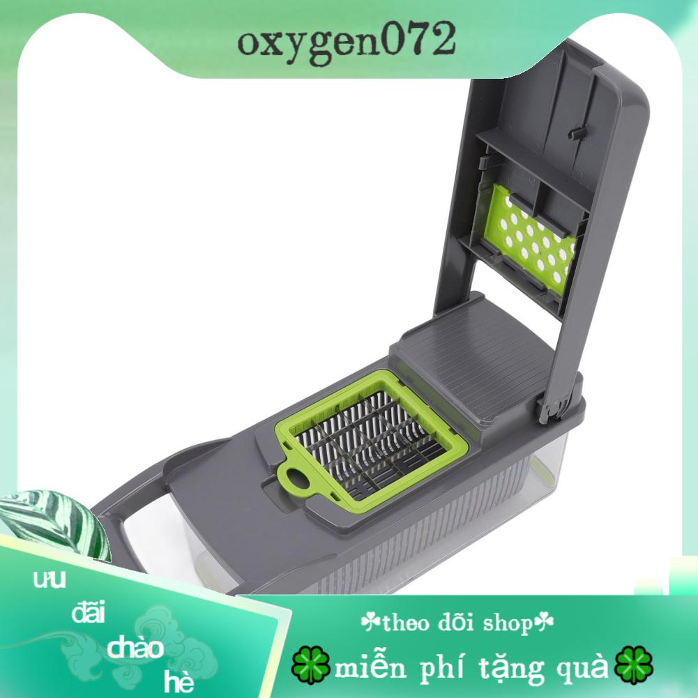 Oxygen072 Oxygen072 Máy cắt rau củ đa chức năng với tách lòng trắng trứng 6 lưỡi xay tỏi thành viên thực phẩm công suất lớn