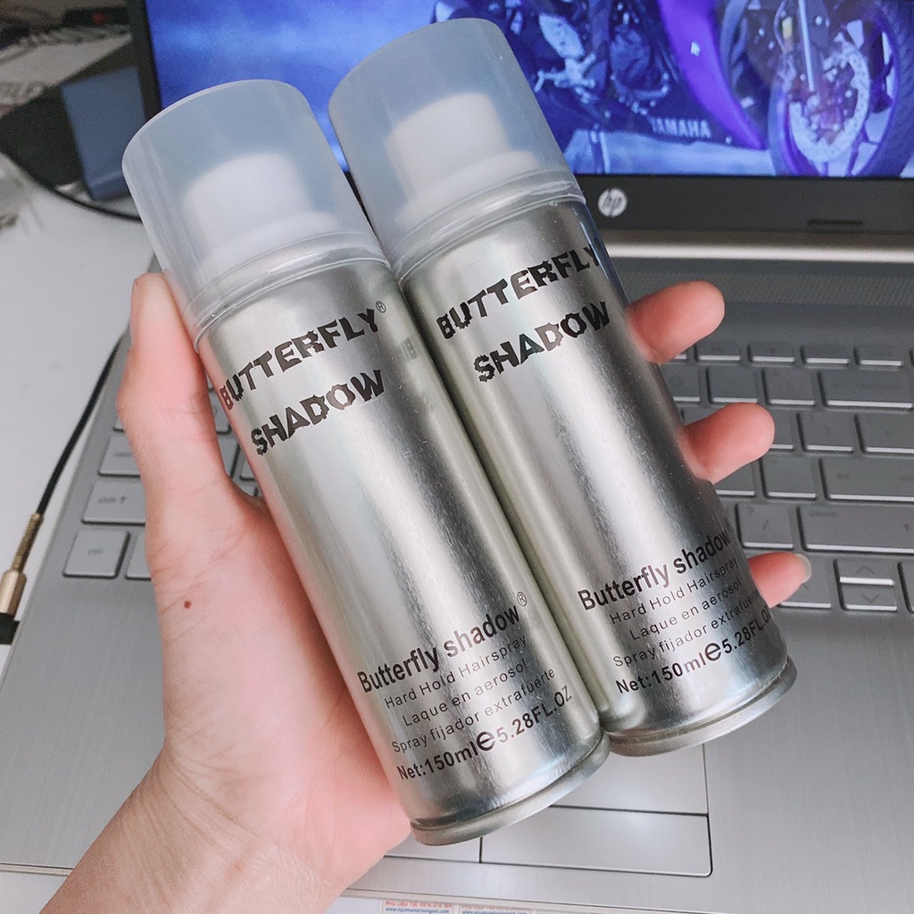 Keo xịt tóc 150ml giữ nếp tạo kiểu tóc siêu lâu Butterfly Shadow