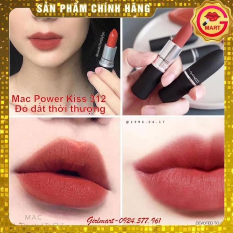 Son Mac chính hãng Ruby Woo, Chili, Marrakesh màu cam cháy đỏ gạch cam đất chuẩn Auth date tới 2023 | BigBuy360 - bigbuy360.vn