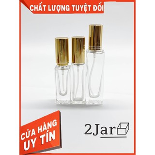 Chai lọ chiết nước hoa vuông 20ml/15ml/10ml/5ml