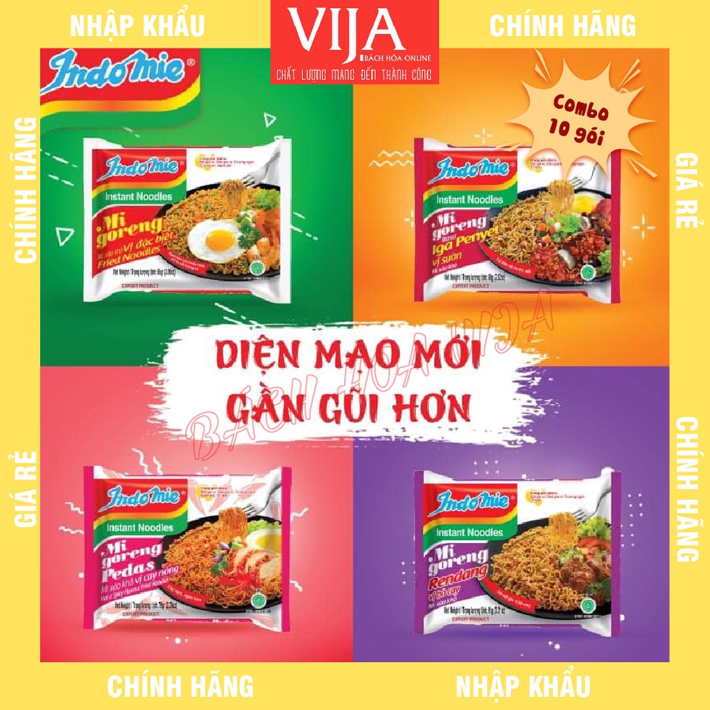 MÌ TRỘN INDOMIE/ MÌ XÀO KHÔ GORENG