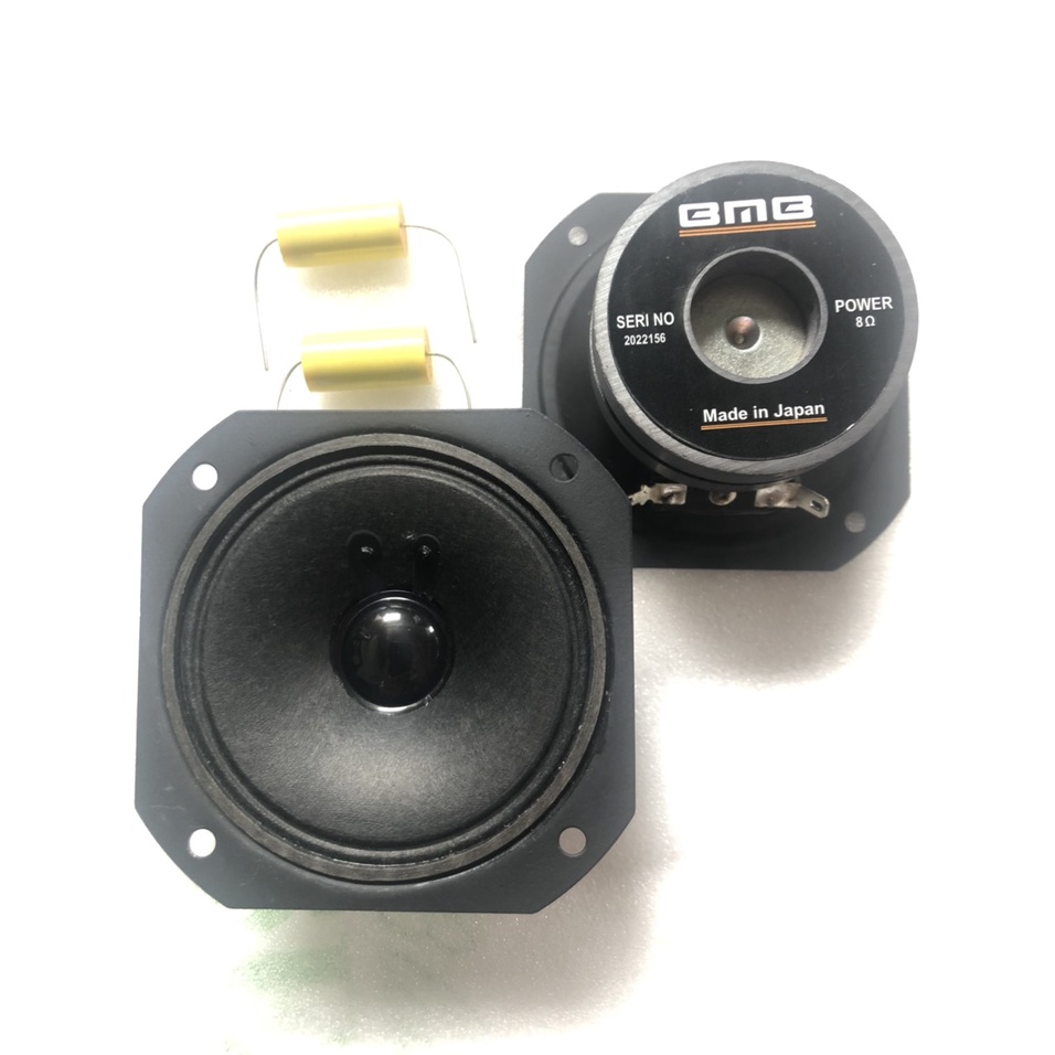 Loa Trép Giấy 10cm Từ Kép Vuông BMB Cao Cấp - Giá 1 Đôi Treble 2 Từ