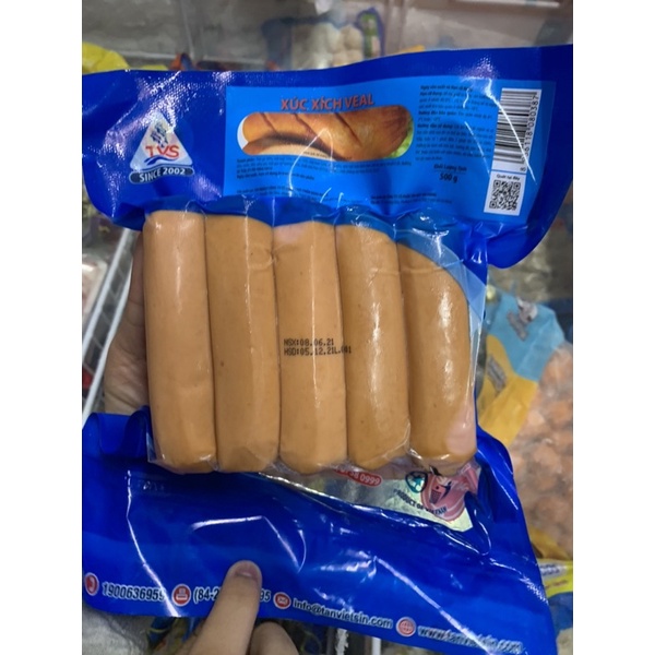 Xúc xích veal 10 cây 500g (giao tphcm)