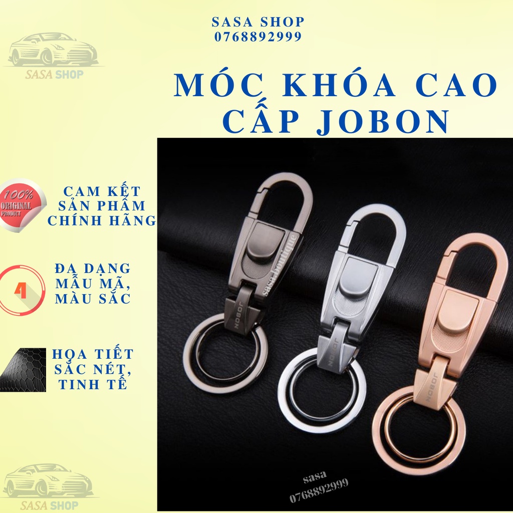 Móc khoá ô tô xe máy Jobon ZB-066 móc khoá treo đỉa cạp quần