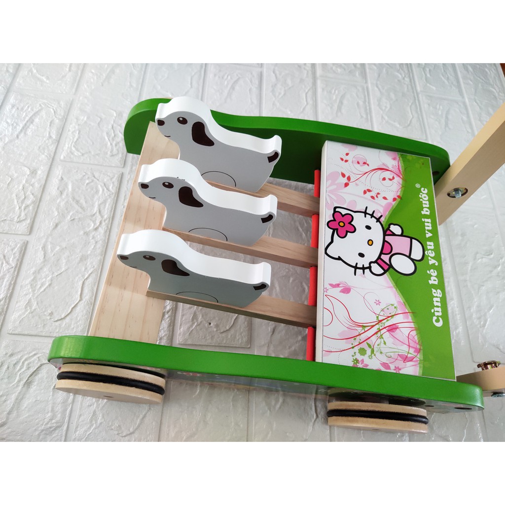 Xe gỗ tập đi cho bé