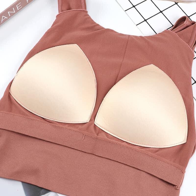 Áo Bra Crottop Tập Gym 🌟FREESHIP🌟 Áo 3 Lỗ - Áo Thun Nữ Bra Thể Thao