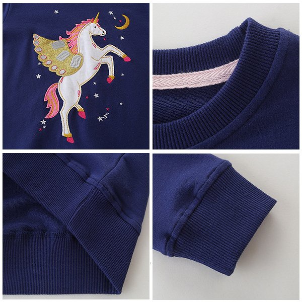 Áo nỉ cho bé gái, quần áo thu đông cho bé gái họa tiết da cá size từ 12 đến 27kg FAMBY