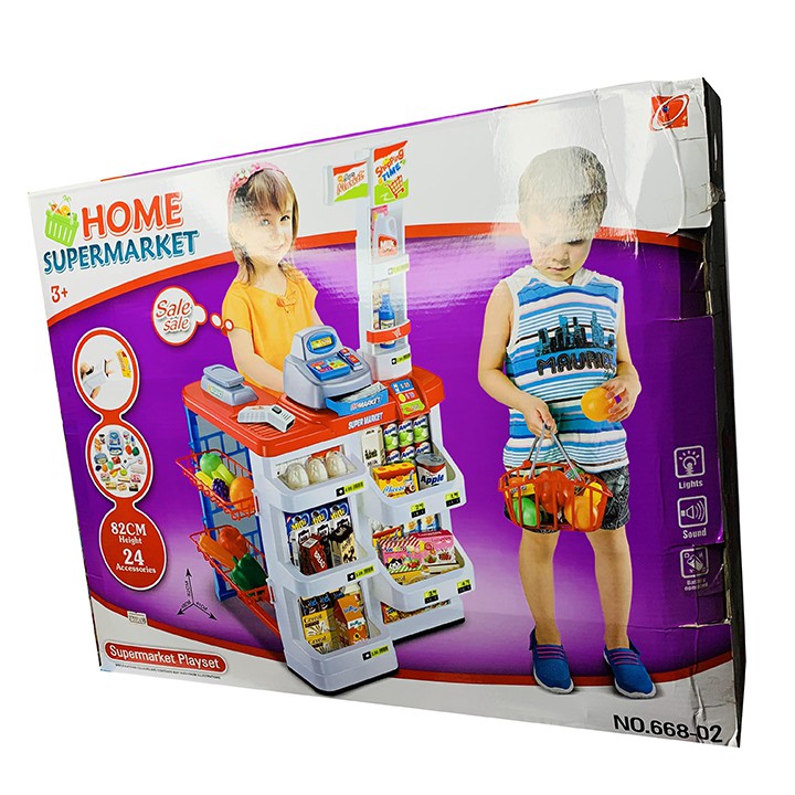 QUẦY BÁN HÀNG SIÊU THỊ ĐA NĂNG HOME B0214 - ĐỒ CHƠI SÁNG TẠO