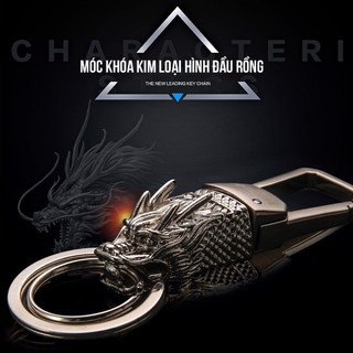 MÓC KHÓA HÌNH ĐẦU RỒNG SIÊU ĐẲNG CẤP
