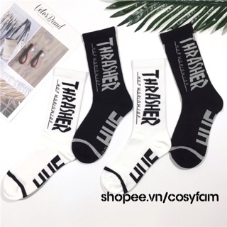 VỚ (TẤT) CỔ CAO THRASHER SOCKS - UNISEX 🎖