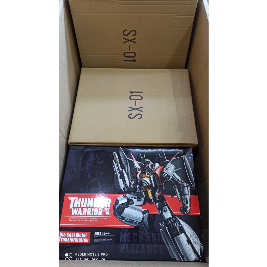 Mô hình Transformers Thunder Warriors SX-01 SX01 Blitzwing Bumblebee Oversized Movie BMB Black Mamba Aoyi Mech