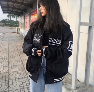 Áo khoác boomber unisex 2 lớp dưới 75kg - marcus