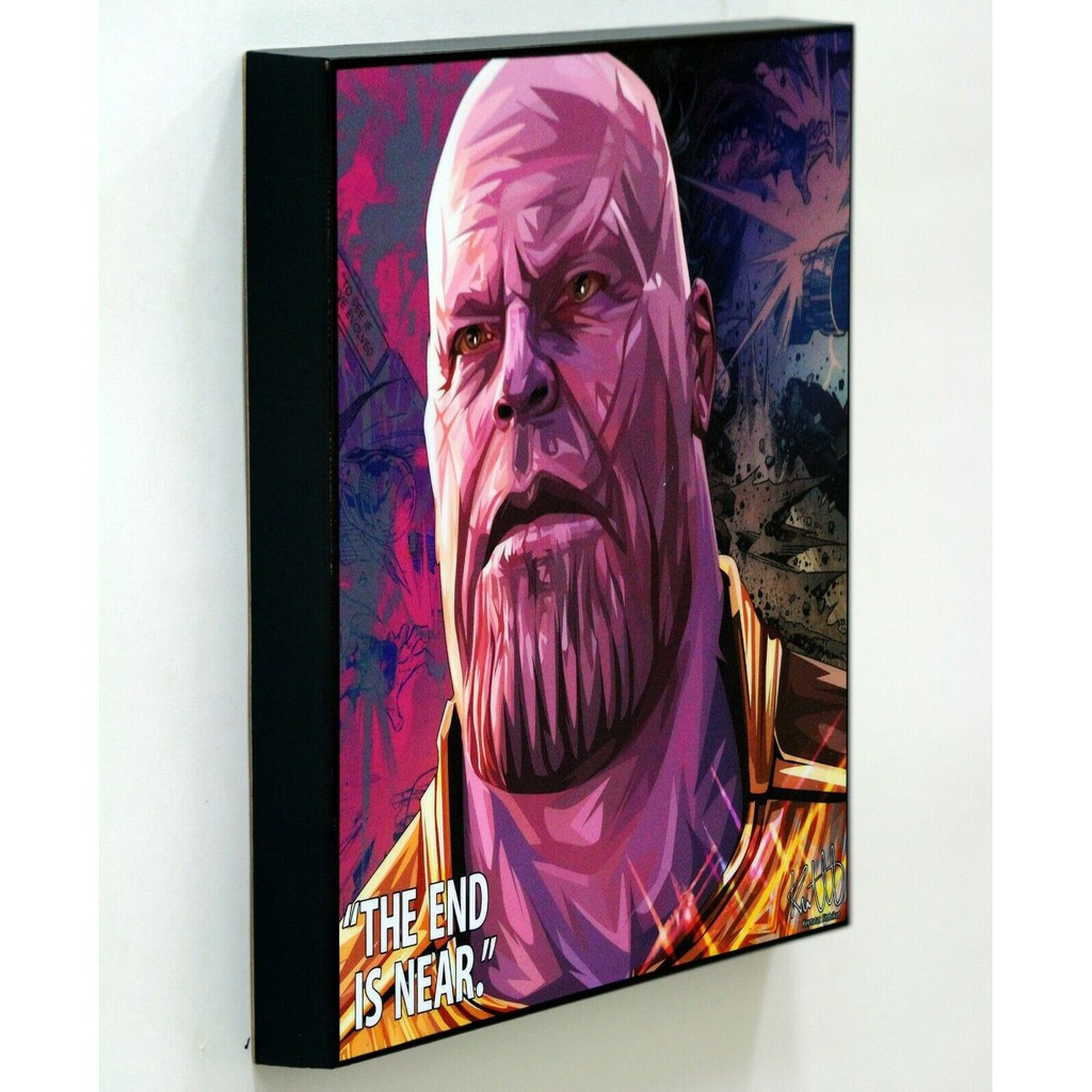 [SIÊU ANH HÙNG MARVEL] TRANH GỖ 3D TREO TƯỜNG THANOS V2