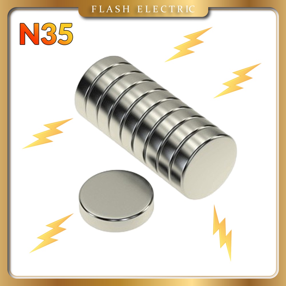Nam châm đất hiếm siêu mạnh 12x3mm N35