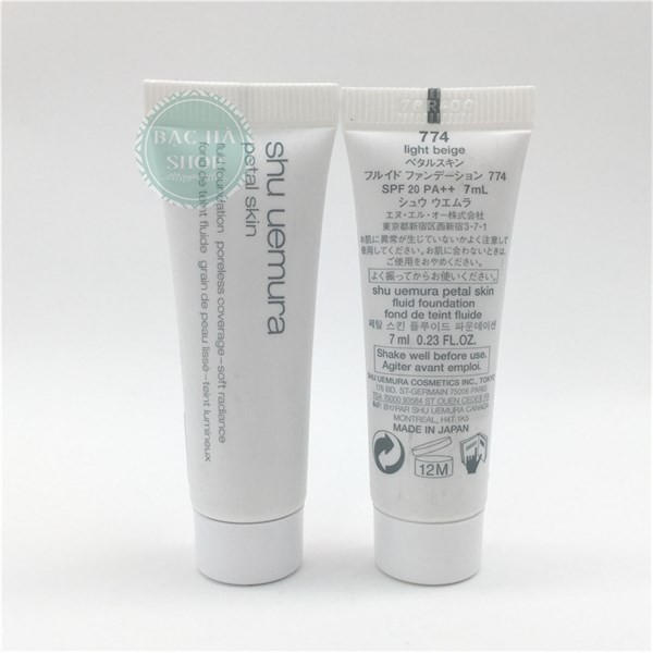 Shu Kem Nền Petal Skin Fluid Foundation #774 Light beige 7ml-Make up | BigBuy360 - bigbuy360.vn