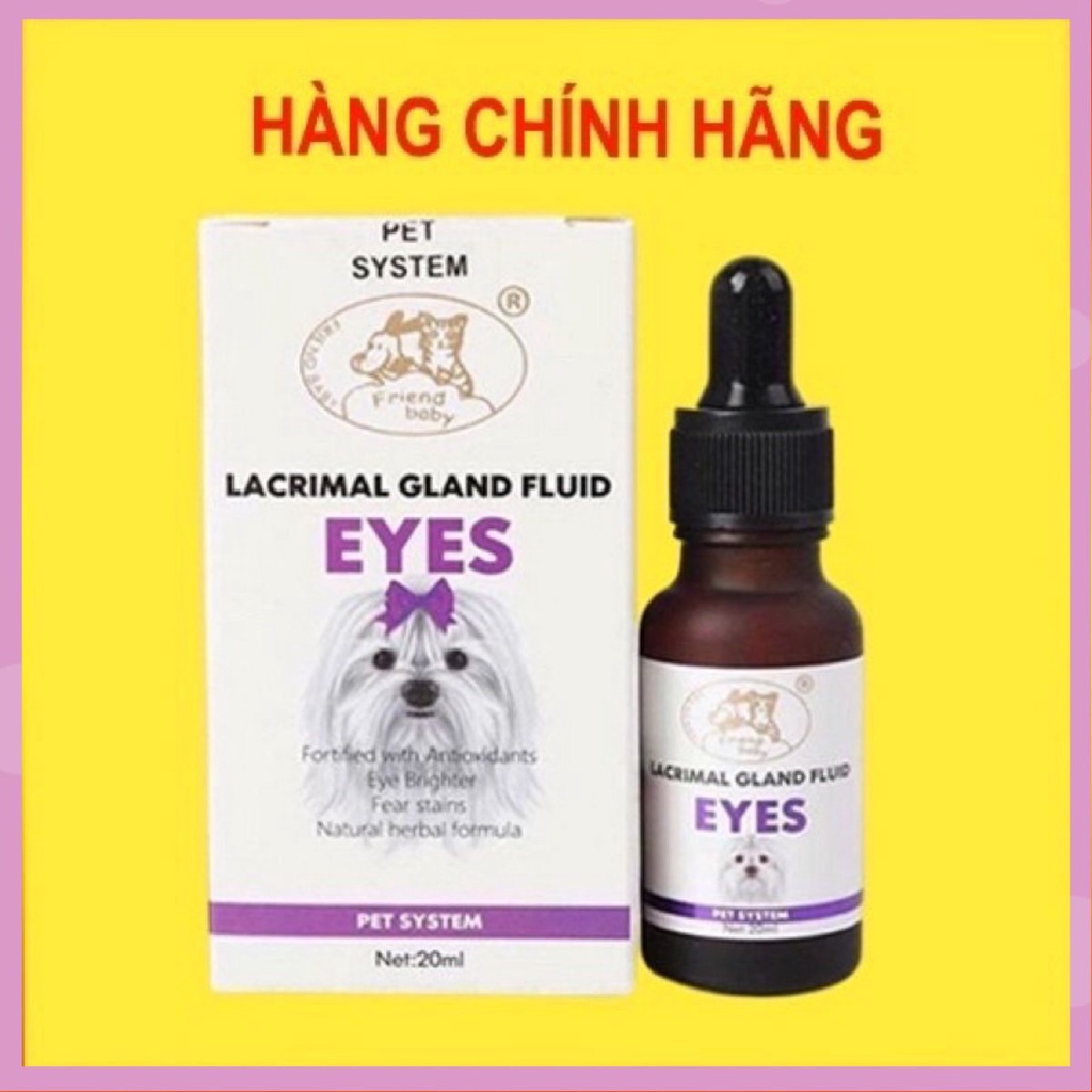 Siro Uống Chống Chảy Nước Mắt Ở Chó Mèo Lacrimal Gland Fluid Eyes 20ml