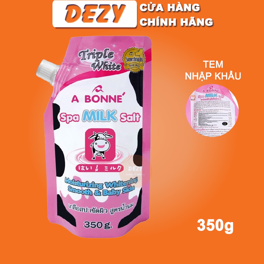 Muối Tắm Sữa Bò A Bonne Spa Milk Salt Body Thái Lan - Muối Bò Tẩy Tế Bào Chết Dưỡng Trắng Làm Sạch Da Chăm Sóc Da Dezy