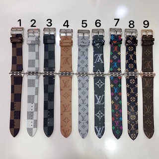 ( video + ảnh thật ) bộ sưu tập dây da LV cực đẹp dành cho applewatch