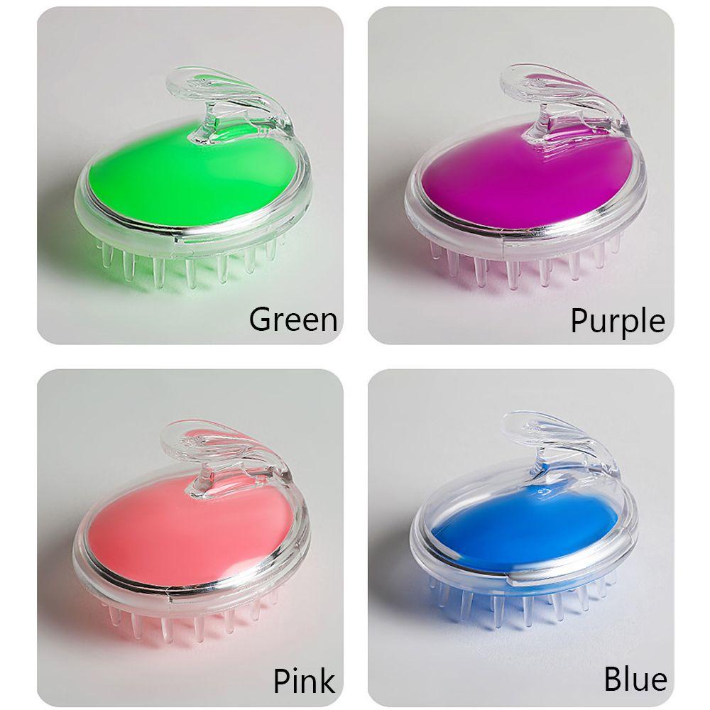 Bàn Chải Mát Xa Da Đầu Trong Suốt Dùng Ướt Và Khô Cho Spa